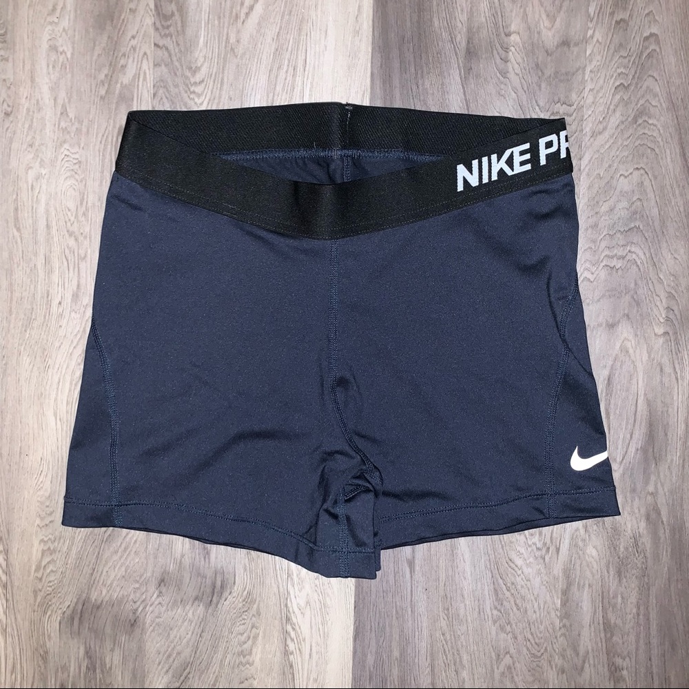 Nike Pro Shorts Navy Blue